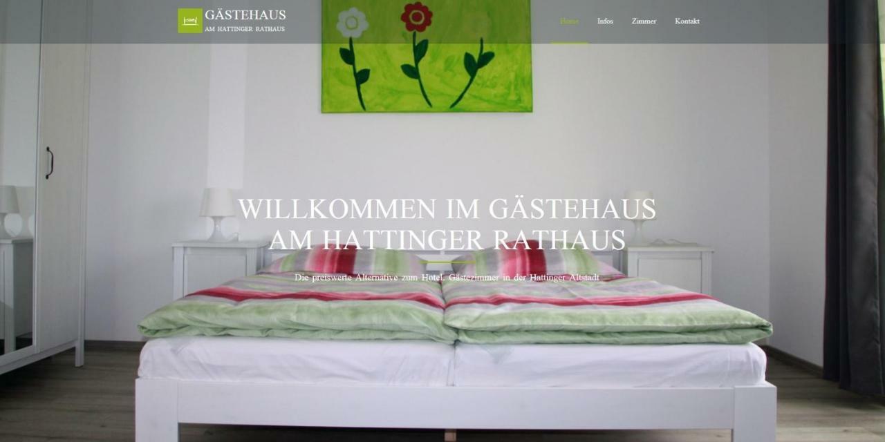 האטינגן Gaestehaus Am Hattinger Rathaus מראה חיצוני תמונה